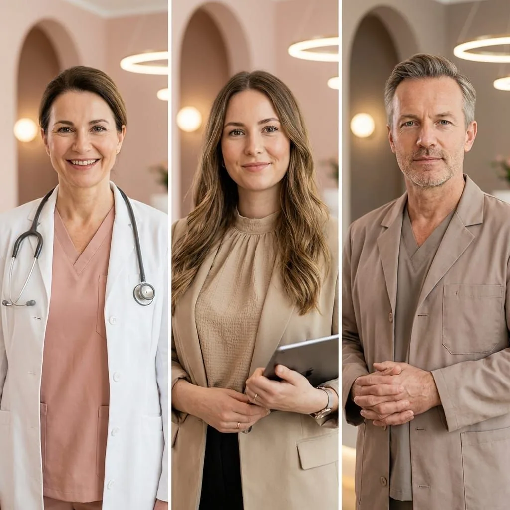 Team of doctors discussing